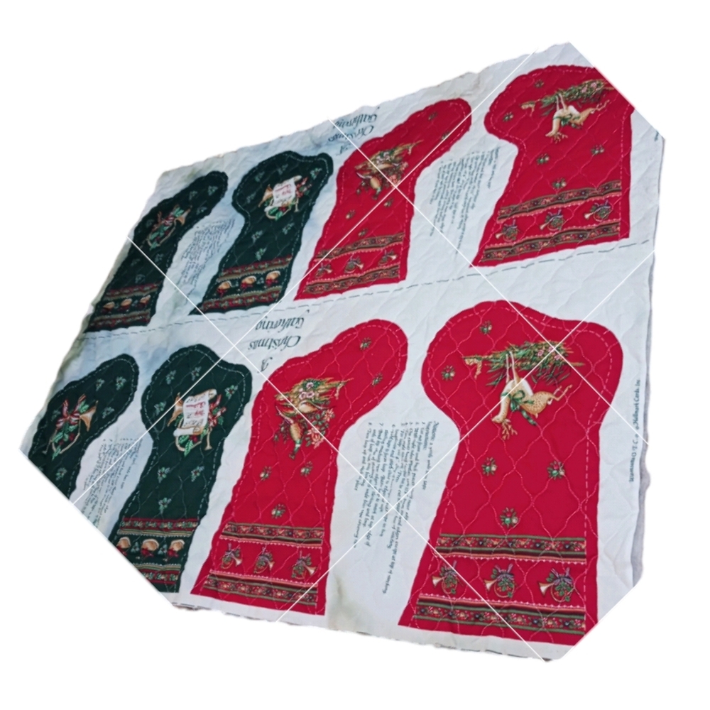 Christmas Stocking Craft Kit Hallmark & Wamsutta